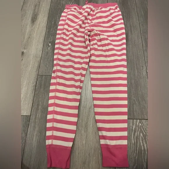 Hanna Andersson Stripe Pink PJ pants Size Small 100% Cotton - Picture 3 of 6